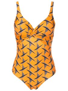 Lygia & Nanny maillot de bain Adriana à design torsadé - Orange