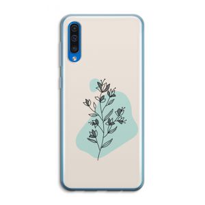 Violets are blue: Samsung Galaxy A50 Transparant Hoesje