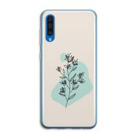 Violets are blue: Samsung Galaxy A50 Transparant Hoesje