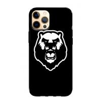 Angry Bear (black): iPhone 12 Pro Max Tough Case