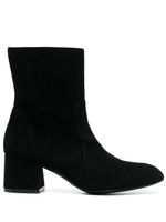 Stuart Weitzman bottines Flareblock en daim 60 mm - Noir - thumbnail