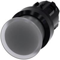 Siemens 3SU10011AD700AA0 3SU1001-1AD70-0AA0 Paddenstoelknop Kunststof frontring Knop Zwart, Helder 1 stuk(s)