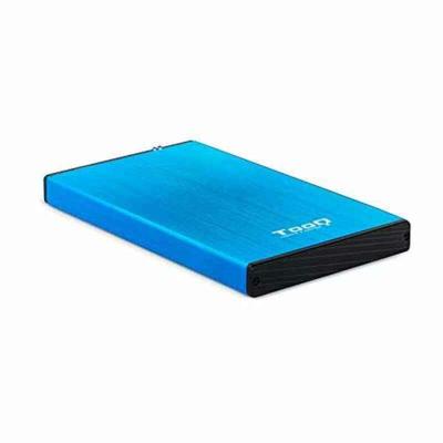 Externe Doos TooQ TQE-2527BL SATA III USB 3.0 3,5" Blauw Zwart/Blauw