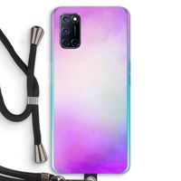 Clouds pastel: Oppo A92 Transparant Hoesje met koord
