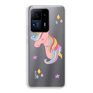 Roze eenhoorn: Xiaomi Mi Mix 4 Transparant Hoesje