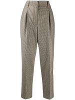 Brunello Cucinelli pantalon à taille haute - Marron Brunello Cucinelli pantalon à taille haute - Marron