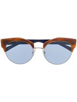 Marni Eyewear lunettes de soleil à monture ronde - Noir