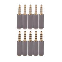 10 STKS CTIA en OMTP oortelefoon microfoon universele systeem conversie plug