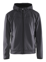 Blåkläder Hoodie met rits 33632526 | Medium Grijs/Zwart | Maat M - 7330509685136