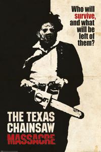 Poster Texas Chainsaw Massacre Who Will Survive 61x91,5cm