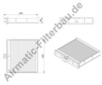 Interieurfilter Airmatic, u.a. für Renault