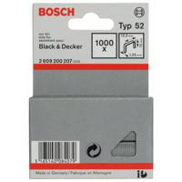 Bosch Accessories 2609200207 Nieten met plat draad Type 52 1000 stuk(s) Afm. (l x b) 12 mm x 12.3 mm - thumbnail