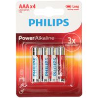 Philips Triple A batterijen - Power Alkaline - AAA - set 4x stuks