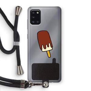 Frisco: Samsung Galaxy A31 Transparant Hoesje met koord