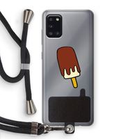 Frisco: Samsung Galaxy A31 Transparant Hoesje met koord