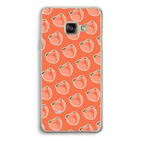 Just peachy: Samsung Galaxy A3 (2016) Transparant Hoesje - thumbnail