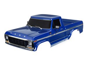 Traxxas - Body, Ford F-150 (1979), complete, blue (painted, decals applied) (TRX-9230-BLUE)