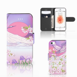 Apple iPhone 5 | 5s | SE Telefoonhoesje met Pasjes Bird Flying