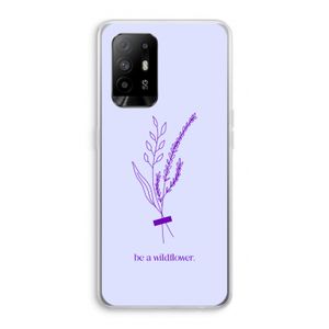 Be a wildflower: Oppo A94 5G Transparant Hoesje