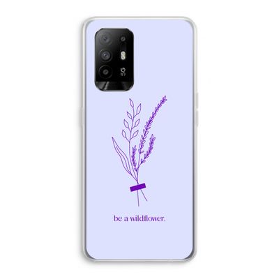 Be a wildflower: Oppo A94 5G Transparant Hoesje