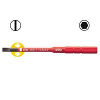 Electric slimBit, sleufkop 2831-10 6,5 x 75 voor sleufschroeven 34582 SoftFinish Wiha