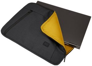 Case Logic Huxton HUXS-215 Black notebooktas 39,6 cm (15.6") Opbergmap/sleeve Zwart