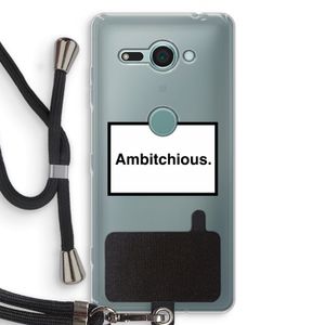 Ambitchious: Sony Xperia XZ2 Compact Transparant Hoesje met koord