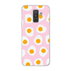 Dancing eggs: Samsung Galaxy A6 Plus (2018) Transparant Hoesje