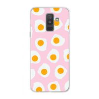 Dancing eggs: Samsung Galaxy A6 Plus (2018) Transparant Hoesje