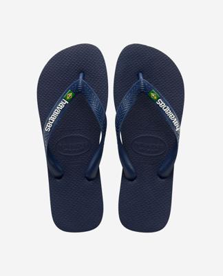 Havaianas Brasil Logo Slipper Navy Blue 29/30