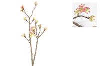 Esdoorn kunststof 55x12.5x2.5 cm roze kunstbloem - Countryfield