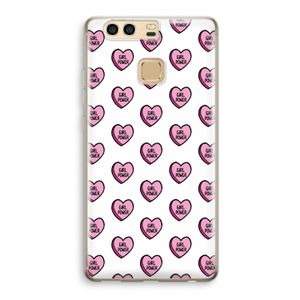 GIRL POWER: Huawei P9 Transparant Hoesje