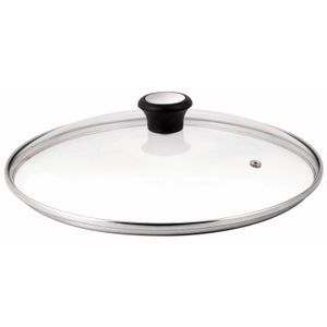 Tefal 28097812 deksel Rond Zwart, Turkoois