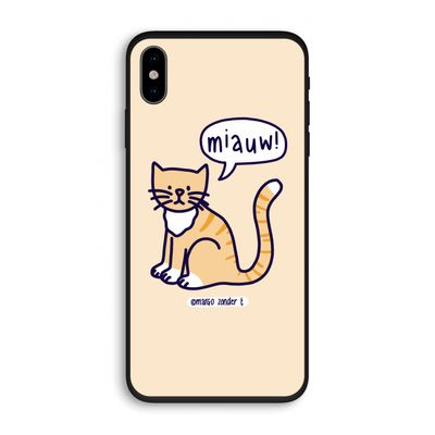 Miauw: iPhone X Biologisch afbreekbaar hoesje