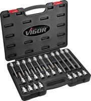 VIGOR Screwdriver insert sort. 26tlg. 1/2"