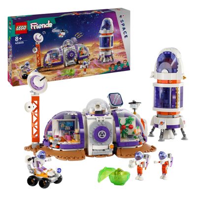 LEGO friends 42605 ruimtebasis op mars en raket