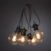 Konstsmide 2394-800 decoratieve verlichting Lichtdecoratie ketting Transparant, Zwart 10 lampen LED 7 W - thumbnail
