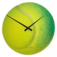 NeXtime klok 8803 roger, ø30 cm, wall, yellow