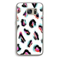 Cheetah color: Samsung Galaxy S7 Transparant Hoesje - thumbnail