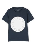 Stella McCartney Kids t-shirt en coton à logo imprimé - Bleu - thumbnail