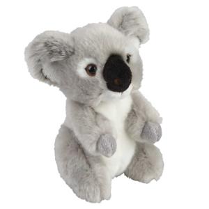 Pluche knuffel dier Koala - grijs - 18 cm - Speelgoed knuffelbeesten