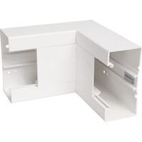 Binnenhoek voor wandgoot 65 x 130mm kleur wit RAL9010