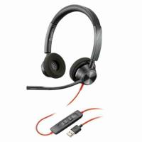Hoofdtelefoon met Hoofdband Poly BW3320 USB-A Zwart - thumbnail