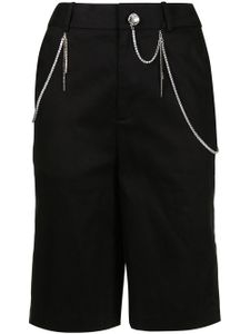 BAPY BY *A BATHING APE® bermuda à ornements en cristal - Noir