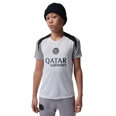 Nike Paris Saint-Germain x Jordan Strike Trainingsshirt 2025-2026 Kids Grijs Zwart