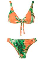 Amir Slama bikini à fleurs - Vert - thumbnail