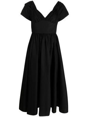 Vivetta robe mi-longue à coupe évasée - Noir