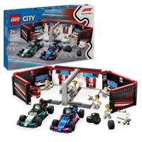 LEGO City 60444 Garage F1 e gioco Mercedes-AMG e auto alpine per bambini di 7 anni