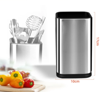 ChefPro - Luxe RVS Universeel Mesblok met Antibacteriële Eigenschappen ChefPro - Luxe RVS Universeel Mesblok met Antibacteriële Eigenschappen