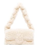 Jacquemus Le Bambidou shearling shoulder bag - Blanc - thumbnail